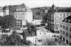 Blick auf den Döppersberg, wie er 1929 aussah